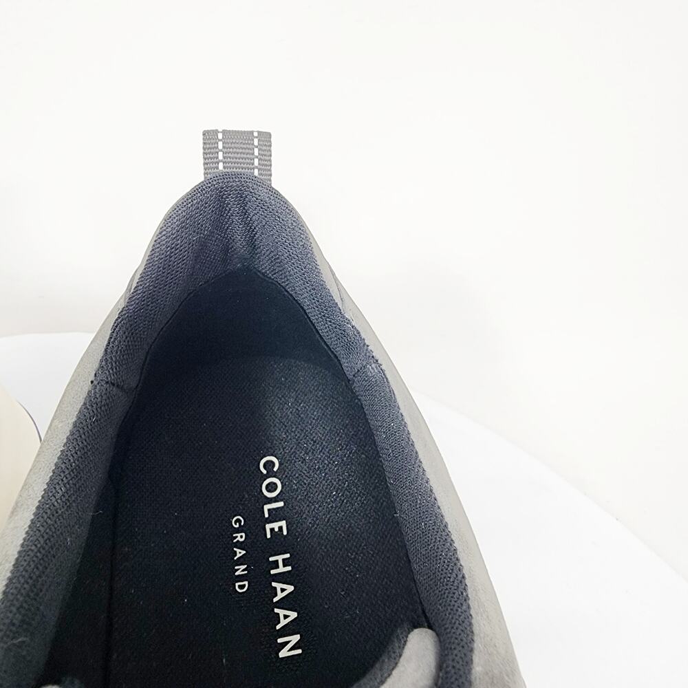 Cole Haan Grand Atlantic Textured Sneaker Men 11.5M Grey Suede Leather C37747 - Picture 4 of 13